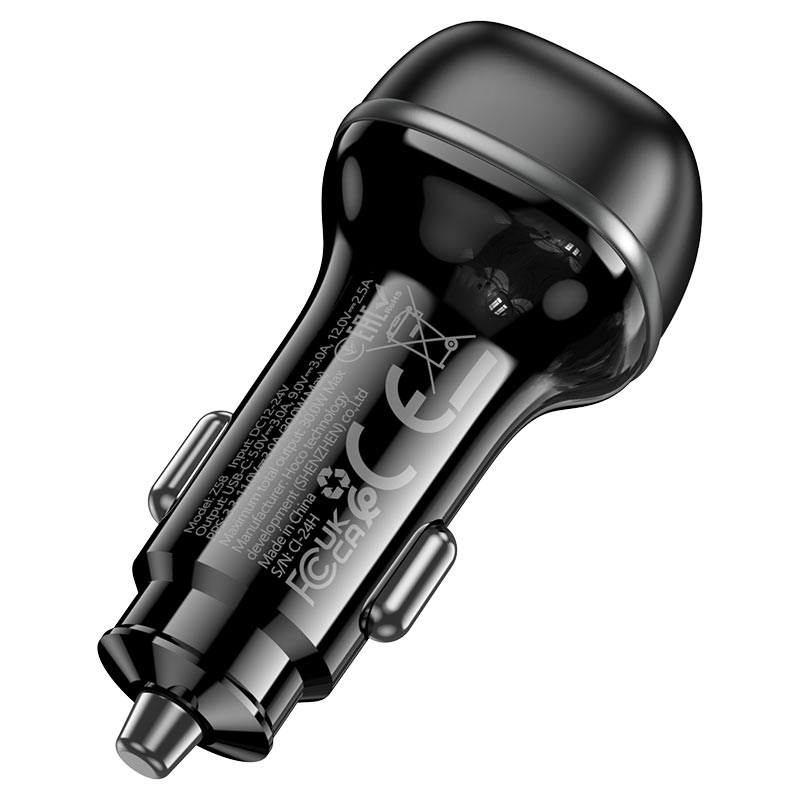 hoco z58 rank single port pd30w car charger connectors