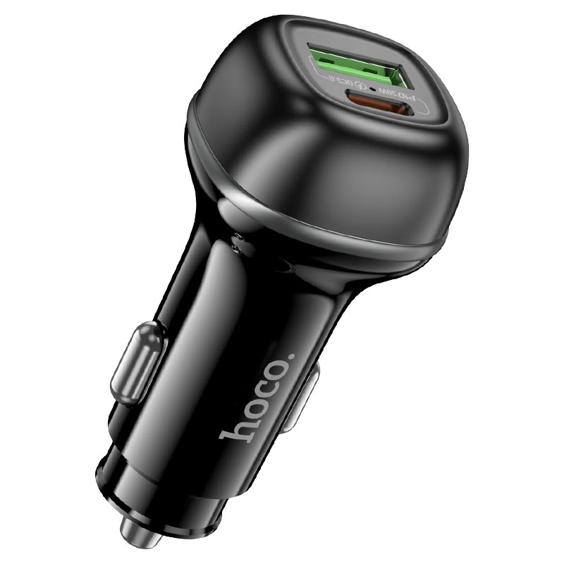 hoco z58a rank 48w dual port pd30w qc3 car charger