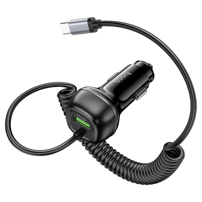 hoco z58b rank 48w pd30w qc3 car charger usbc charging