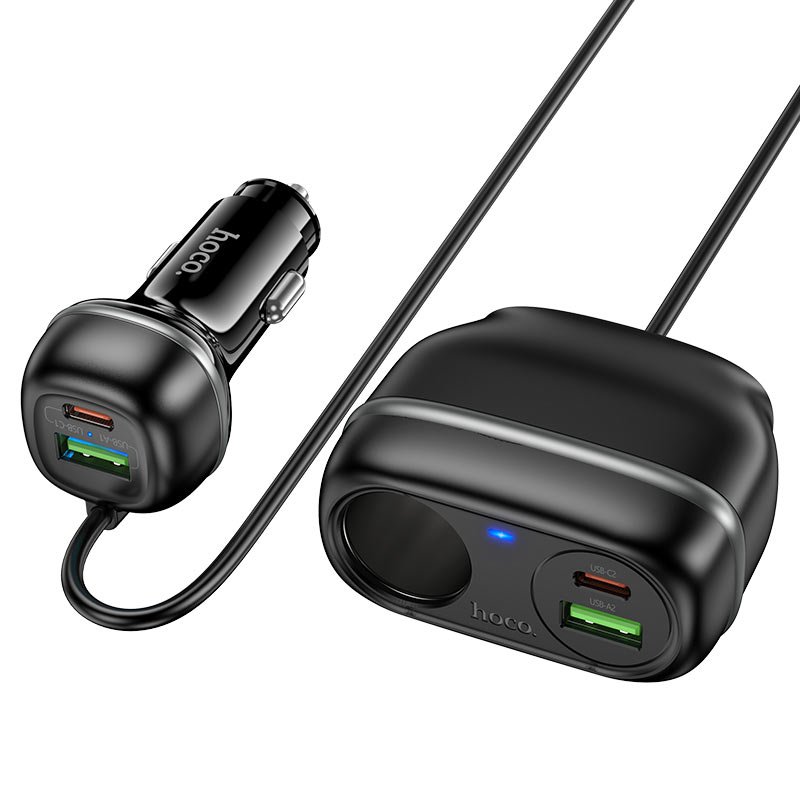 hoco z59a rank 96w 2c2a cigarette lighter car charger