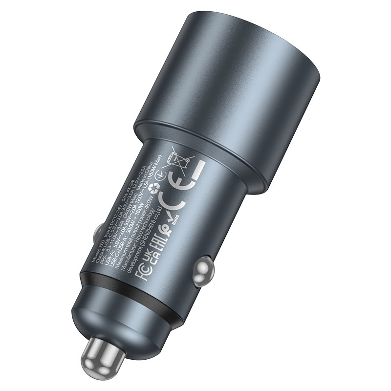 hoco z60 bloom 48w 2xport pd30w qc3 car charger charging