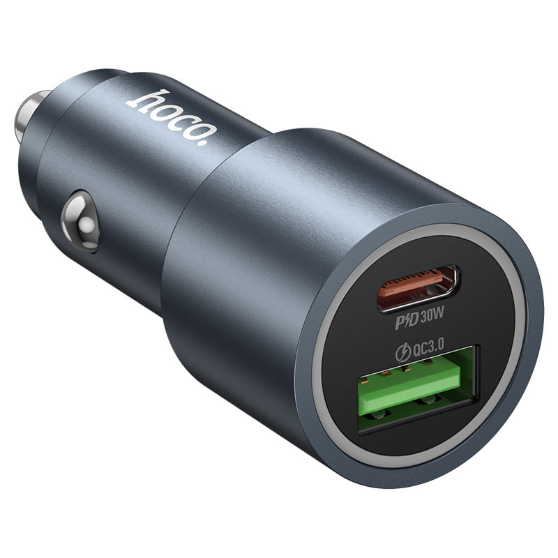 hoco z60 bloom 48w 2xport pd30w qc3 car charger ports
