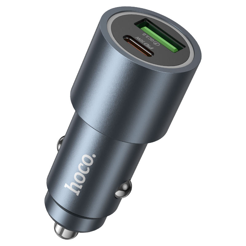 hoco z60 bloom 48w 2xport pd30w qc3 car charger