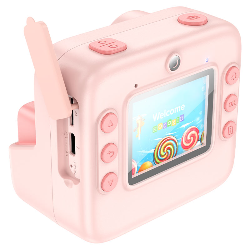 hoco dv200 dual lens children printing camera ports