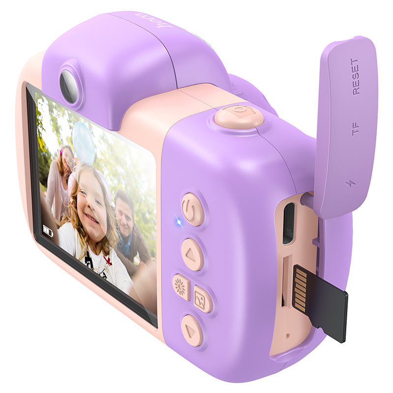 hoco dv201 dual lens children camera tf card