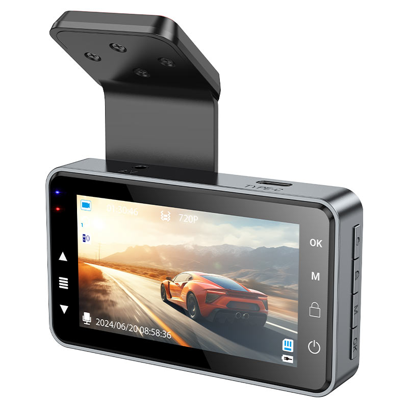 hoco dv9 3inch screen driving recorder 720p display