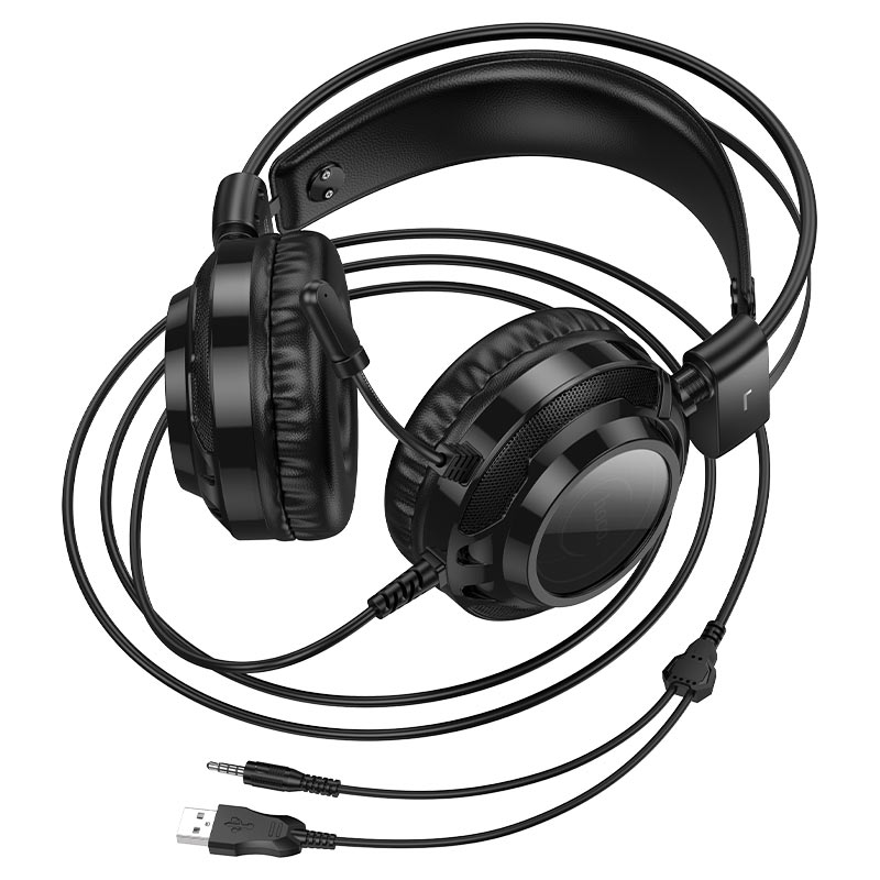 hoco w110 resource gaming headphones cable