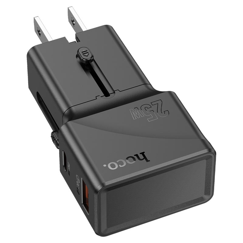 hoco ac24 mini pd25w qc3 universal travel charger output