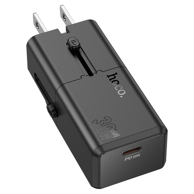 hoco ac25 mini single port pd30w universal travel charger charging