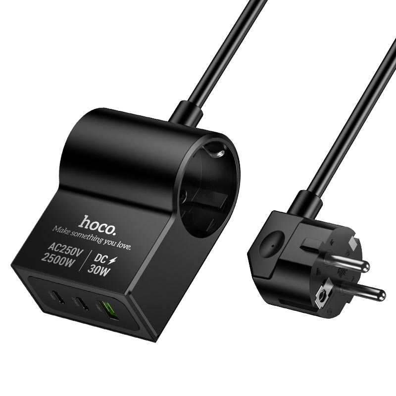 hoco ac33 win 1position pd30w 2c1a power strip eu ger