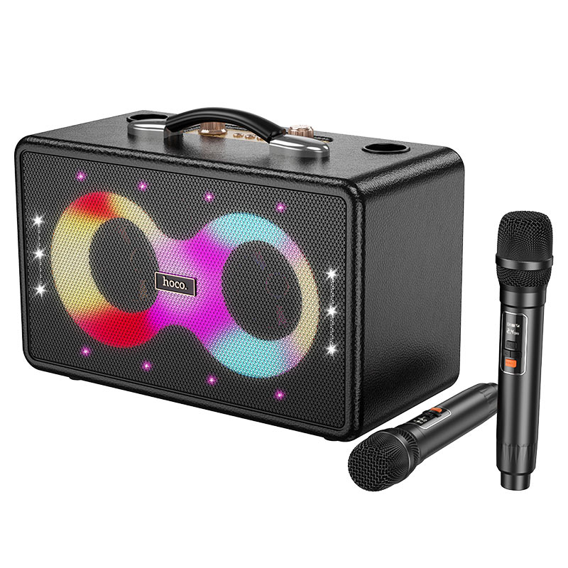 hoco ha8 ave wireless dual mic outdoor bt speaker