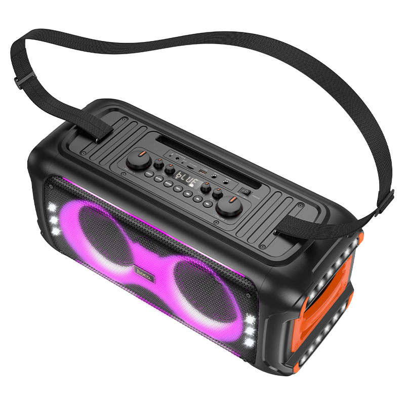 hoco ha9 kayman dual mic outdoor bt speaker controls