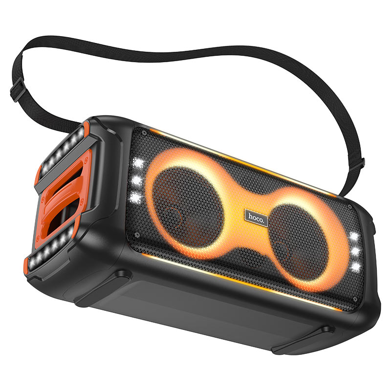 hoco ha9 kayman dual mic outdoor bt speaker lighting