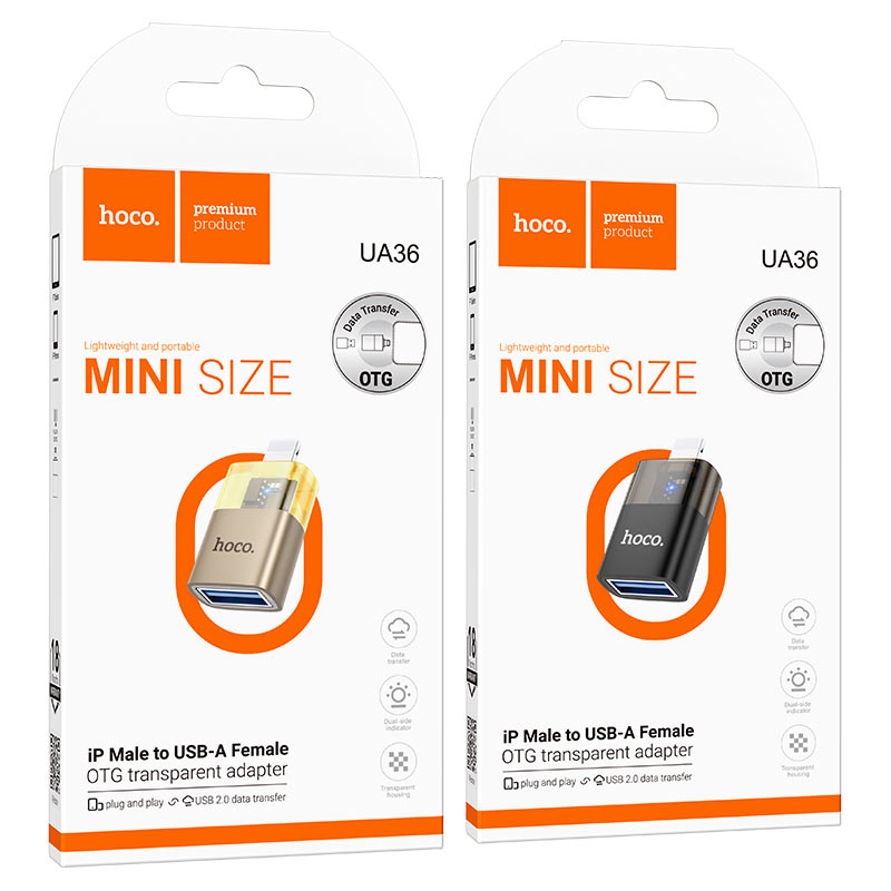 hoco ua36 адаптер ltn штекер на usba гнездоe otg упаковка hoco ua36 адаптер ltn штекер на usba гнездоe otg упаковка