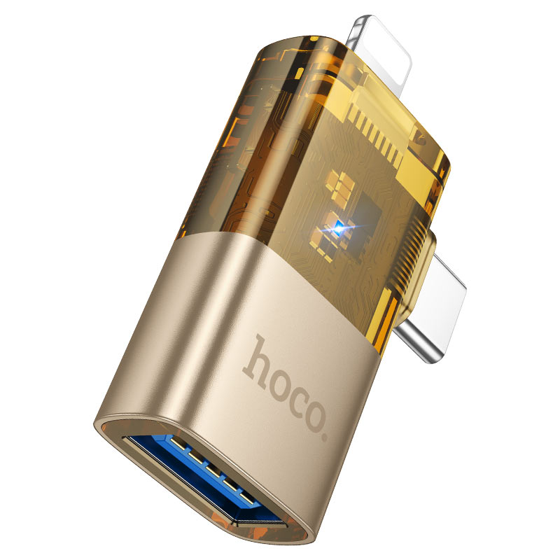 hoco ua36e ltn usbc male to usba female otg adapter