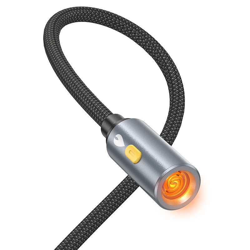 hoco ua38b usba usbc to cigarette lighter adapter cable no open flame