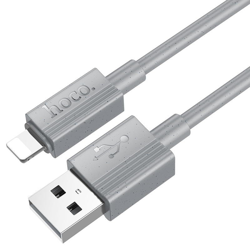 hoco x107 favor charging data cable usba ltn connectors
