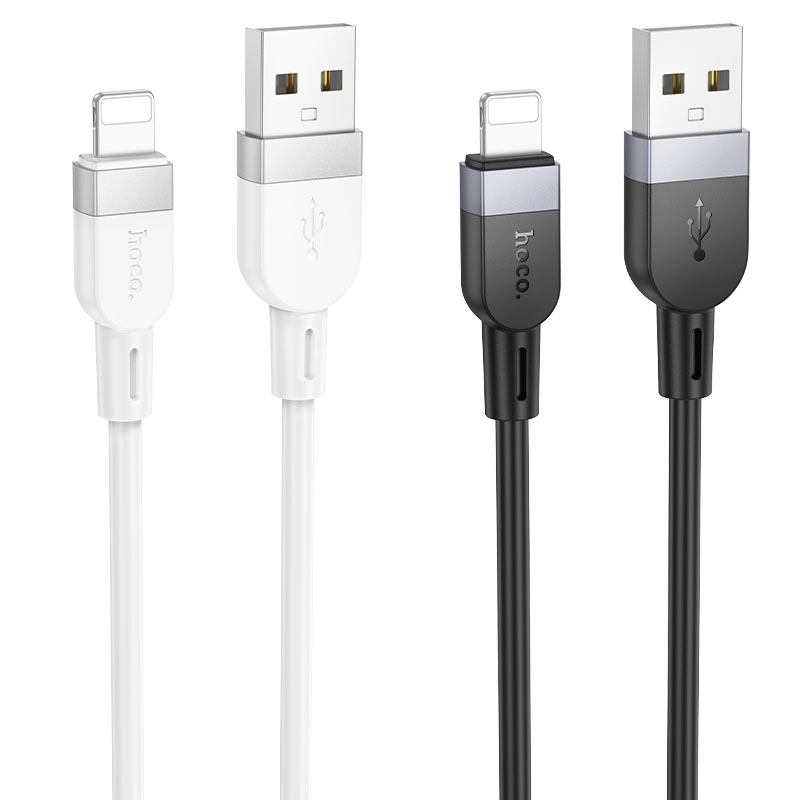 hoco x109 energy silicone charging data cable usba to ltn colors