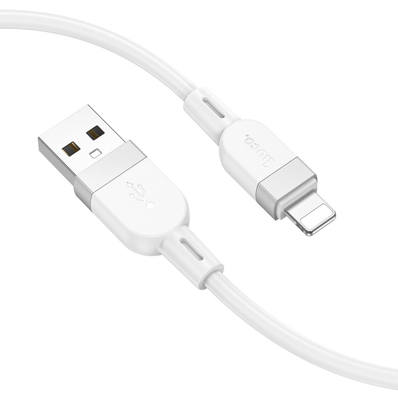 hoco x109 energy silicone charging data cable usba to ltn connectors