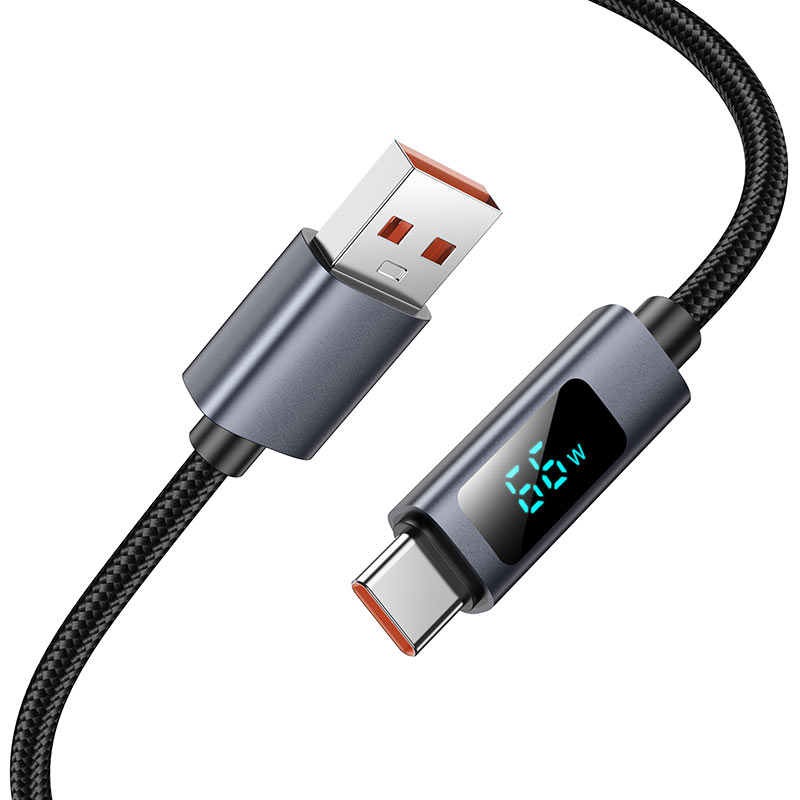 hoco x112 favor 5a charging data cable usba usbc