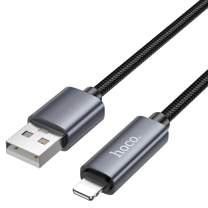 hoco x112 favor charging data cable usba ltn connectors