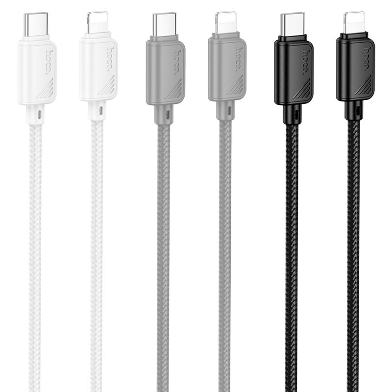 hoco x113 beneficio pd charging data cable usbc ltn colors